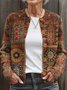 Loose Ethnic Knitted Ethnic Cardigan