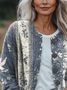 Women's Floral Print Casual Autumn Cardigan