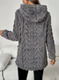 Plain Casual Hoodie Hoodie