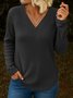 Cotton Plain Casual Regular Fit T-Shirt
