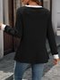 Casual Cotton Regular Fit Color Block T-Shirt
