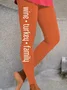 Women's Leggings with Vintage Turkey Holiday Pattern