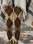 Plaid Casual Tight Printing Leggings