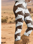 Women's Western Horse Pattern Leggings