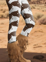 Women's Western Horse Pattern Leggings