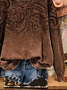 Crew Neck Printing Casual Floral Sweatshirt