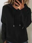 Hoodie Plain Loose Street Sweater