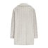 Lapel Collar Casual Loose Plain Teddy Jacket