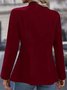 Plain Others Loose Sexy Jacket