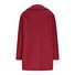 Lapel Collar Casual Loose Plain Teddy Jacket