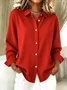 Plain Casual Regular Fit Shirt