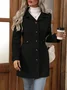 Shawl Collar Plain Regular Fit Casual Jacket