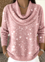 Regular Fit Christmas Cotton Casual Sweater