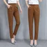 Plain Pockets Casual Pants