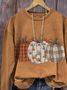 Halloween Casual Crew Neck Sweatshirt