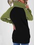 Casual Regular Fit Plain Thickened Fleece Loose Sweatshirt Jacket