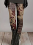 Printing Floral Casual Tight Leggings