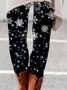 Printing Casual Christmas Leggings