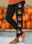Halloween Casual Tight Leggings