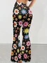 Floral Regular Fit Casual Pants