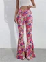 Floral Regular Fit Casual Pants