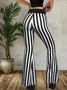 Regular Fit Geometric Casual Pants