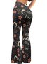 Simple Regular Fit Abstract Pants