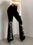 Gradient Pattern Simple Regular Fit Pants