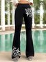 Gradient Pattern Simple Regular Fit Pants