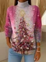 Christmas Turtleneck Casual Loose Sweater