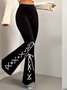 Gradient Pattern Simple Regular Fit Pants