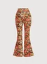Floral Regular Fit Casual Pants