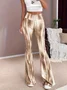 Regular Fit Gradient Pattern Simple Pants