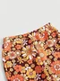 Floral Regular Fit Casual Pants
