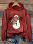 Women's Christmas Print Casual Hoodie