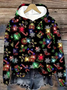 Women's Christmas Print Casual Hoodie