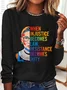 When Injustice Becomes Law Resistance Becomes Duty Rbg Quote Casual Long Sleeve Shirt