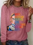 When Injustice Becomes Law Resistance Becomes Duty Rbg Quote Casual Long Sleeve Shirt