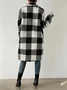 Lady Romance Buckle Coral Velvet Shawl Collar Coat
