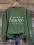 Women's Make Heaven Crowded Print Sweatshirt