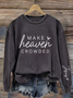 Women's Make Heaven Crowded Print Sweatshirt