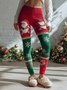 Women's Home Wear Christmas Party Slim Fit Knitted Warm And Comfortable Leggings