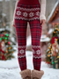 Women's Home Wear Christmas Party Slim Fit Knitted Warm And Comfortable Leggings