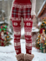 Women's Home Wear Christmas Party Slim Fit Knitted Warm And Comfortable Leggings