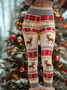 Women's Home Wear Christmas Party Slim Fit Knitted Warm And Comfortable Leggings