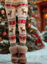 Women's Home Wear Christmas Party Slim Fit Knitted Warm And Comfortable Leggings
