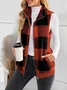 Polyester Cotton Stand Collar Elegant Vest