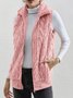 Polyester Cotton Stand Collar Elegant Vest