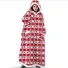 Home Clothes Jacket Lazy Hooded Sweater Thickened Blanket Loose Pullover Wearable Blanket Couple Parent-Child Style