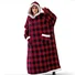 Home Clothes Jacket Lazy Hooded Sweater Thickened Blanket Loose Pullover Wearable Blanket Couple Parent-Child Style